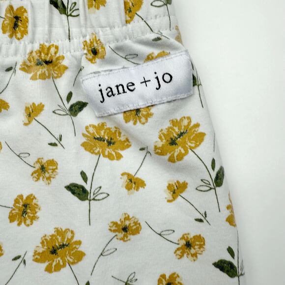Jane + Jo Yellow Flower Leggings - Picture 3 of 5
